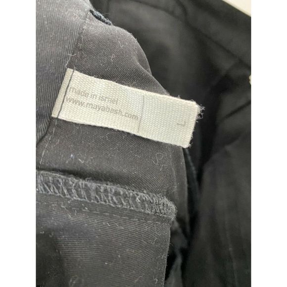 Maya Bash Pants Sz Large Plie Black Trousers Cotton Unisex - Picture 5 of 7